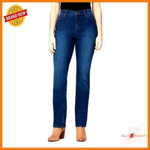 Petite High Rise Tapered Jeans, Classic Denim, 5-Pocket, Work Casual